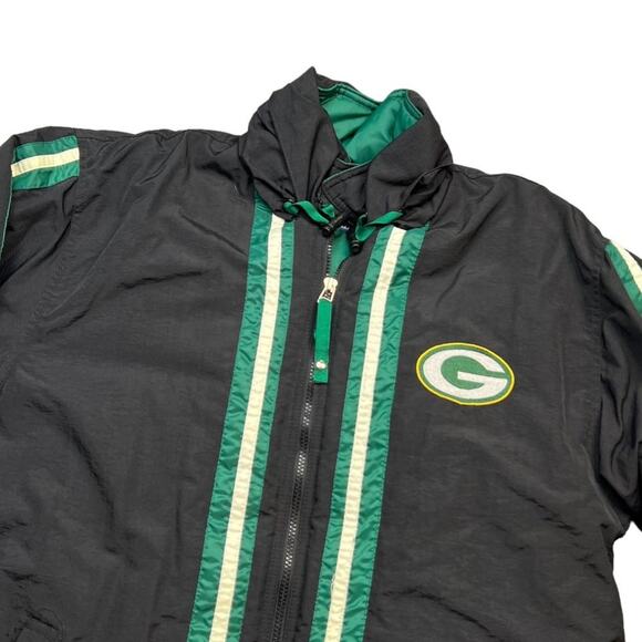 Vintage Green Bay Packers NFL Winter Starter Jacket Men's Medium - Picture 3 of 11